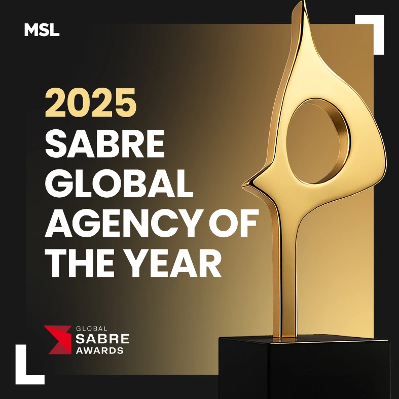 MSL was named 2025 SABRE Global Agency of the Year by PRovoke Media